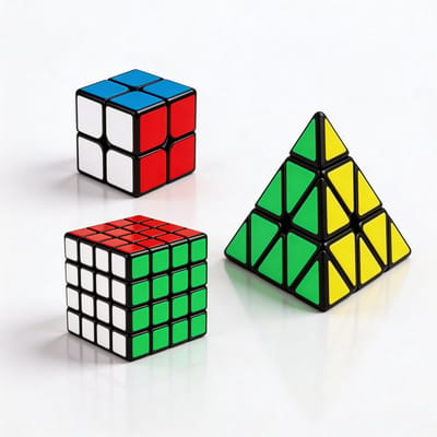 Qiyi 3-pack – Speedcube | Snel, Soepel & Duurzaam – Klassieke Speed Cube - Puzzelkubus voor Jong & Oud - Fidget - Fidget Cube - Fidget Toys