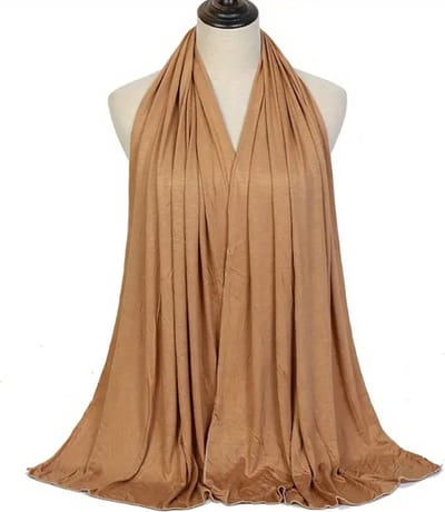 Bovista Hoofddoek - Hijab - Dames - Abaya - Sjaal - Islamitische Kleding - Moslim Kleding - Alhamdulillah - Lichtbruin