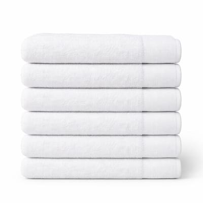 Saphira FRESH Handdoeken – 30x50 cm – Set van 6 – Wit – 100% Katoen – Ultra Zacht – Hoog Absorptievermogen – Sneldrogend – Hotelkwaliteit