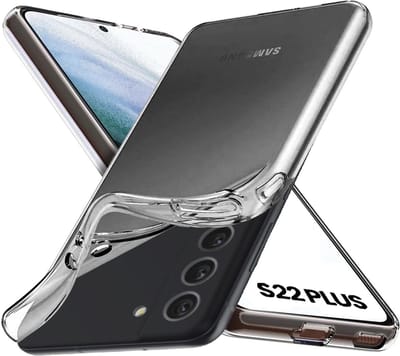 Hoesje voor Samsung Galaxy S22 Plus backcover Shockproof siliconen Transparant
