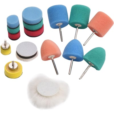 Mini Polijstpads 16 Stuks Mini Detail Polijster Pads Polijstpad Kits Auto Detail Polijster Pads Gereedschap voor Auto