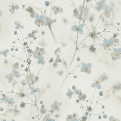 COTTAGE BLOEMETJES BEHANG | Landelijk - blauw wit grijs - A.S. Création PintWalls II