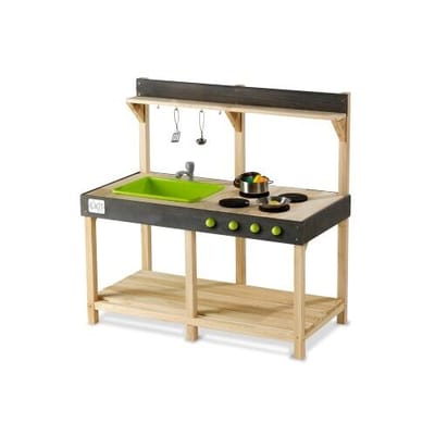 EXIT Yummy 100 Houten Buitenkeuken - Modderkeuken - Speelkeuken voor Buiten - Kinderen - FSC Hout - Naturel