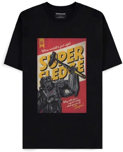 Fallout TV Series - Super Sledge Heren Tshirt - S - Zwart