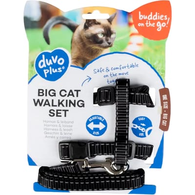 Duvo+ Grote Kat Wandelset Refelecterend Uni 30-50cm / 12mm - 125cm