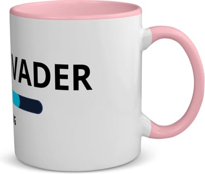 Akyol - schoonvader loading koffiemok - theemok - roze - Papa - ochtendkoffie laden - vader cadeautjes - vaderdag - verjaardagscadeau - verjaardag - cadeau - geschenk - kado - gift - vader artikelen - 350 ML inhoud