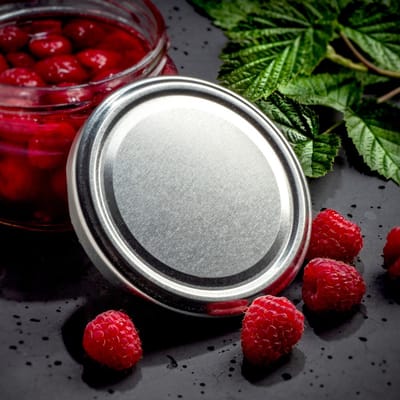 KADAX Jam potten 540 ml, inmaakpotten met schroefdeksel, glazen met schroefsluiting, inmaakpotten, voorraadpotten voor het inleggen van komkommers (8 stuks, zilver)