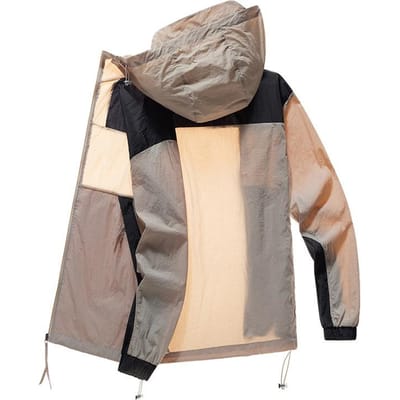 UV-Beschermend Ademend Zonnebrandkleding Lente en Zomer Buiten Huidkleding Heren Zonnebrandkleding Ultra-dunne Zonnebrandkleding 3XL