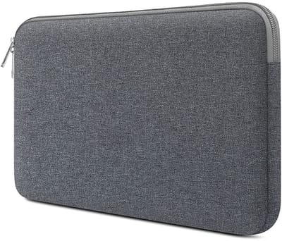 longziming -Diepgrijs 13,3" Laptophoes – Waterafstotende Beschermhoes voor Notebook, Tablet en Laptop, Compact en Slank