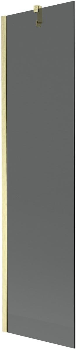 Mexen Next badwandpaneel 1-delig 50 x 150 , grafiet, geborsteld goud - 895-050-000-00-40-55