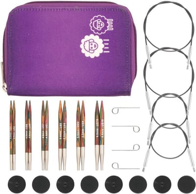 Verwisselbare Rondbreinaaldenset Luxe 3.50-6.00mm met Accessoires