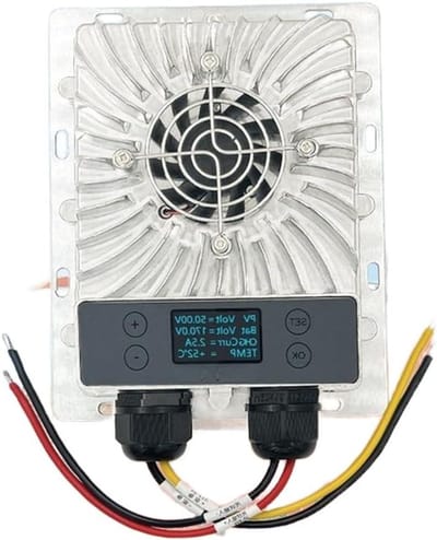 Solar Laadregelaar - MPPT Controller - Batterij Opladen - Hoge Efficiëntie - 400W - Zilver