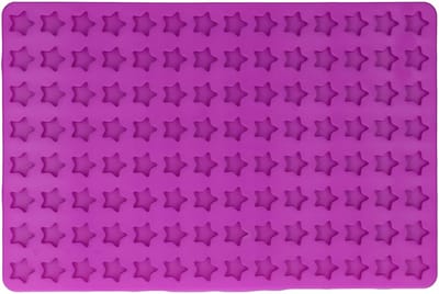 Mini Silicone Bakvorm voor Hondenkoekjes - 112 Gaten Stervormige Mallen voor Chocolade, Cake, Snoep en IJsblokjes