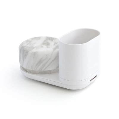 Bosign - Gootsteen organizer - Do-Dish Caddy compact - wit/ gemarmerd