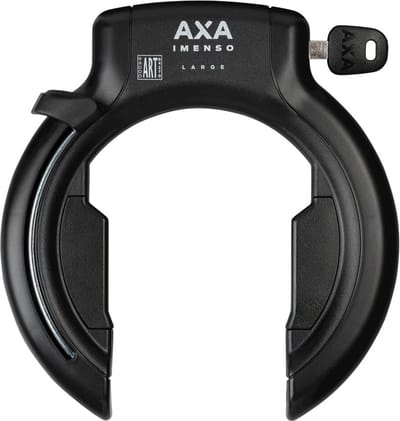 AXA Ringslot Imenso Large + bevestigingstrips | Zwart