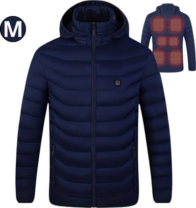 Bovista Verwarmde Jas - Heating Jacket - Thermo Jas - Elektrische Kleding - Jas Met Verwarming - Met Capuchon - Dames & Heren - Maat M