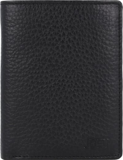 Jost Stockholm Portemonnee Leer 9.5 cm - Jongens - Staand formaat - schwarz