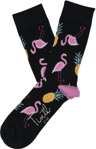 Tintl socks unisex sokken | Animal - Flamingos (maat 41-46)