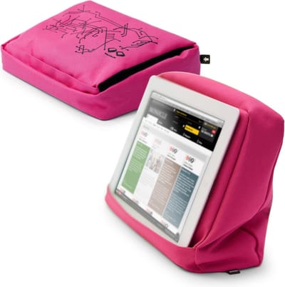 Bosign Tablet Kussen Hitech voor iPad/tablet pc Cerise/Zwart- met BINNENZAK