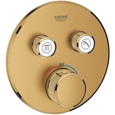 GROHE Grohtherm SmartControl inbouw douchekraan - 2 knoppen - Brushed Cool Sunrise (mat goud) - 29119GN0