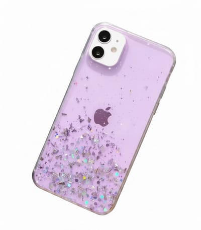 iPhone telefoonhoesje met glitters voor iPhone 13