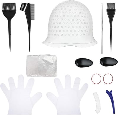 Professionele Haarverfset - Highlighting Kit - Thuis Styling - Compleet met Markeerdop - 7-delig - Niet gespecificeerd