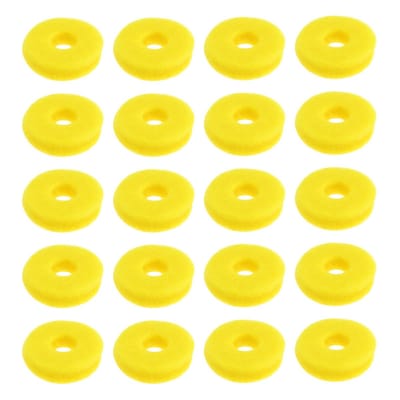 Dailygoods- Vilten Paking 50 Stuks - Geel Vilt - 19x7x4mm - Compatibel met Lionel 671/675/2025/2026 - Duurzaam Materiaal - Verbeterde Rookstroom - Rookpakking