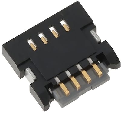 Dailygoods- Connector 4Pin - Clip Socket - Compatibel met Nintendo New 3ds XL - Stabiele signaaloverdracht - Reserveaccessoire - Gemakkelijk te vervangen - Schermconnector