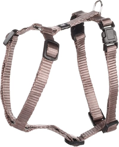 Flamingo Ziggi H-harnas - Harnas Honden - H-harnas Ziggi Taupe Xs 25-40cm 10mm - 1st - 126154 - 1st