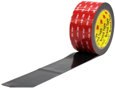 3M Dubbelzijdig Plakband, Montagetape, Dubbelzijdige Tape Extra Sterke, Waterdichte Sterke Montagekleefband voor LED-stripverlichting, auto, huis- en kantoordecoratie, grijs 15.4FT×0.78IN