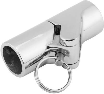 Dailygoody - Vouwbare Swivel Joint Tuin Connector - Roestvrij Staal - 22mm - Duurzaam - Corrosiebestendig - Geschikt voor Watersport