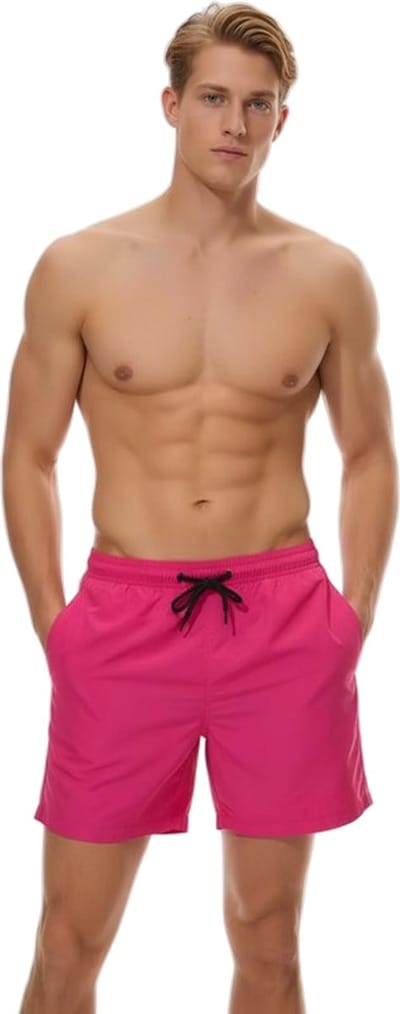 Roze Zwembroek Heren - Korte Broek - Zonder binnenbroek - Maat S