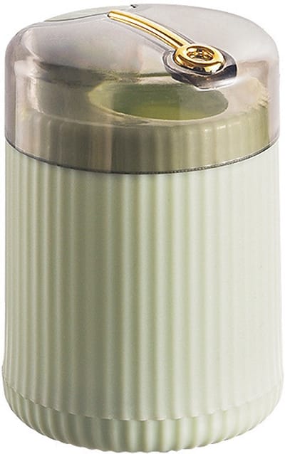 Tandenstokerhouder - tandenstokerdoosjes - Tandenstokers Houder - Lichtgroen - Tandenstoker dispenser - kunststof - Draagbare Creatieve Tandenstoker Houder - 6*6*8.5cm - Kan 80 tandenstokers bevatten