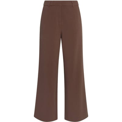 MSCH Copenhagen Mschmacy Michelle Hw Wide Pants Long Broeken Dames - Bruin - Maat XS