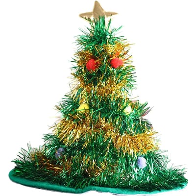 Kerstboom Hoed van Non-woven voor Kinderen Volwassenen Zacht Comfortabel Vakantie Thema Hoeden Kerst