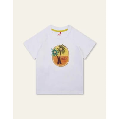 Oilily Tristan T-Shirt- maat104/4yr Bright Wit