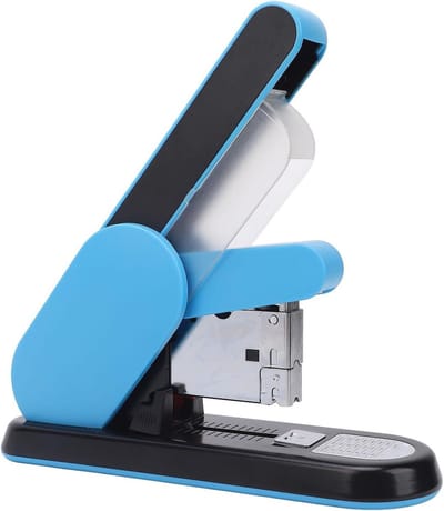 Heavy Duty Nietmachine - Papiernietmachine Bureau - Papier Snel Nieten - Verstelbare Invoerdiepte - 130 Vel - Zwart