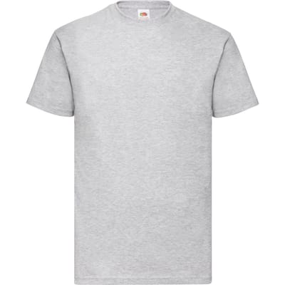 Fruit of the Loom Unisex Adult Waardevol Heather T-shirt (Grijs)