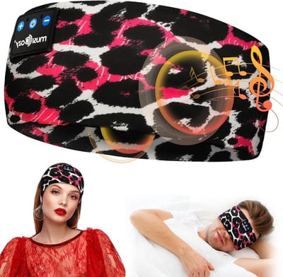 Slaapmasker Bluetooth verstelbare hoofdband HD hifi-luidsprekers zijslaper reizen meditatie yoga audioboeken slapeloosheid