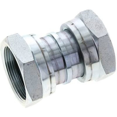 UN 2''-12 Verzinkt Stalen Sok ORFS with Wartelmoer 250 Bar - Hydrauliek - FL2S-F-EZ-200U-O