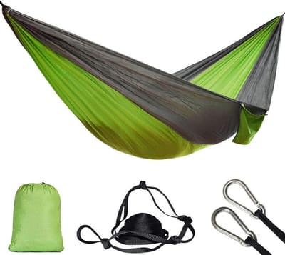 Camouflage Hangmat - Outdoor Tent - Buiten Ontspannen - Verbeterd Anti-rollover - 260x140cm - Groen
