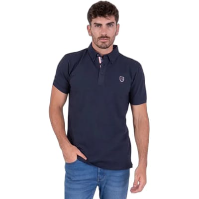 Polo uni in piqué stof Camberabero