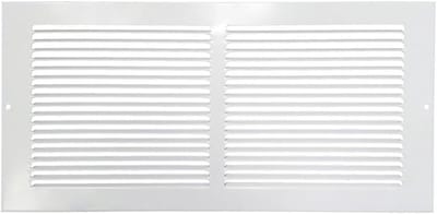 Retourluchtrooster - Wandventilatie - Ventilatie verbeteren - Stevige staalconstructie - 14 x 10 inch - Wit