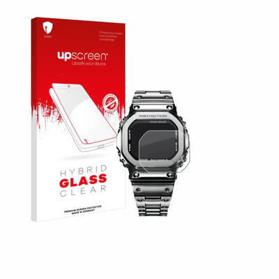 upscreen - Screenprotector voor Casio G-Shock GMW-B5000D-1ER - Folie Beschermfolie Beschermglas transparant