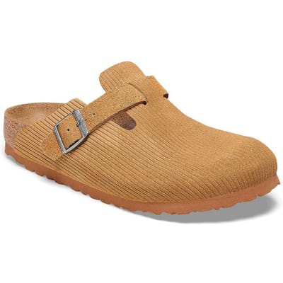 Birkenstock Bostvl Corduroy Cork Schmal Brown Bruin