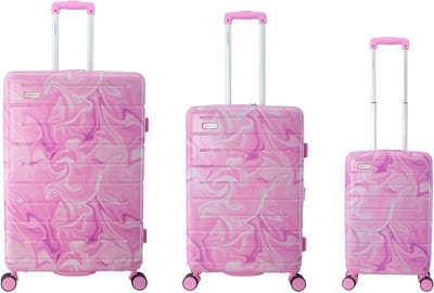 Reiskoffer Set - Trolley Set - Stijlvol Reizen - Extra Sterk ABS Materiaal - Set van 3 - Splash Print
