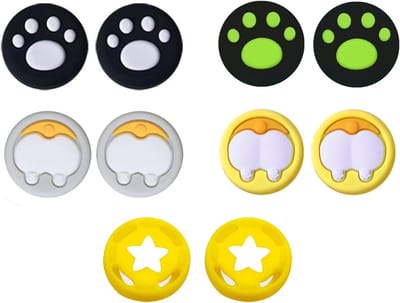 10 Silicone Joystick Caps voor Analoge Joysticks, Perfecte Grip voor Nintendo Switch en Switch Lite