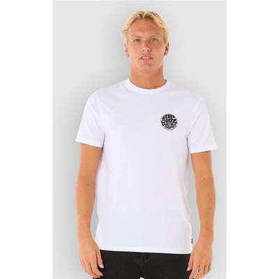 Rip Curl Wettie Icon T-shirt Met Korte Mouwen Wit S Man