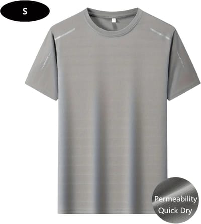 Livano Sportshirt Heren - Sport - Fitness - Compressie Shirt - Corrigerend Hemd - Sportkleding - Mannen - Grijs - S