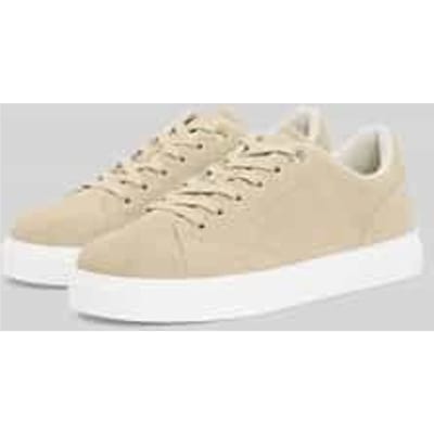 Low-top sneakers van echt leer